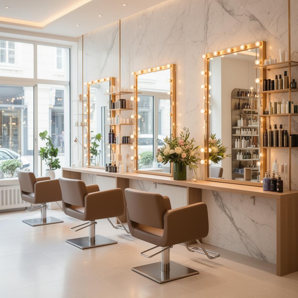 Radiance Salon & Spa website mockup